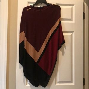 White House Black Market poncho